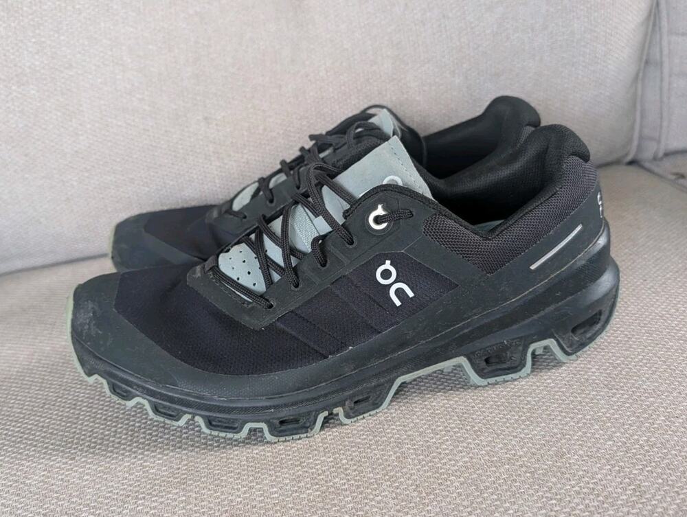 On Running Cloudventure Women's Trail Running Shoes Black/Cobble US 9 M